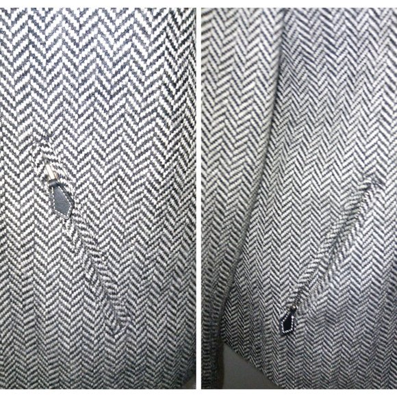 Lauren Ralph Lauren Wool Alpaca Herringbone Jacket Sz 14 - Picture 10 of 15